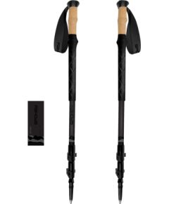 Spokey ZODIAC trīs segmentu pārgājienu nūjas 105-135 cm
