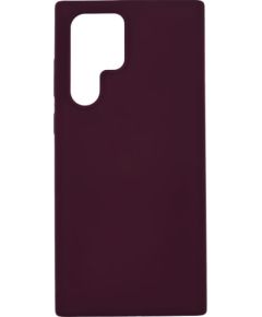 Evelatus Samsung  Galaxy S22 Ultra Premium Soft Touch Silicone Case Burgundy