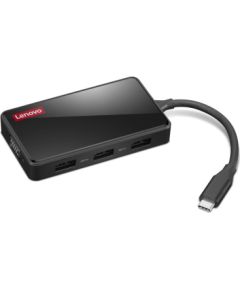 Lenovo GX91M73945 laptop dock/port replicator Wired USB 3.2 Gen 1 (3.1 Gen 1) Type-C Black