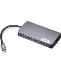 Lenovo GX91M73946 laptop dock/port replicator Wired USB 3.2 Gen 1 (3.1 Gen 1) Type-C Grey