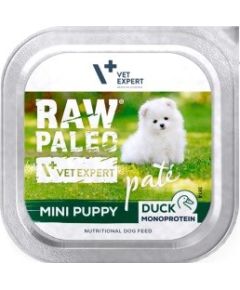 RAW PALEO Pâte Mini Puppy Duck - wet dog food - 150g
