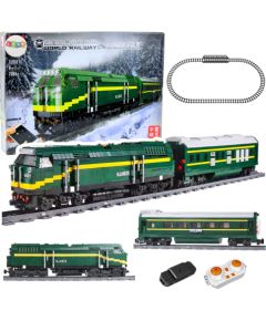 Leantoys Construction Blocks Electric Train RC Train Remote Controlled 2086 pcs.