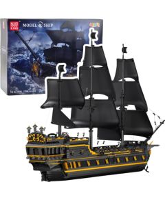 Leantoys Black Pearl Pirate Ship Construction Bricks 5266 pcs.