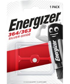 Sudraba oksīda baterija 364/363 (SR60, V364, SR621SW) 19mAh 1,55 V Energizer