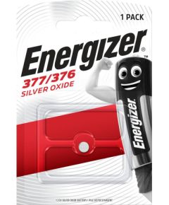 Sudraba oksīda baterija 377/376 (SR66, V377, SR626SW) 1,55 V 24 mAh Energizer
