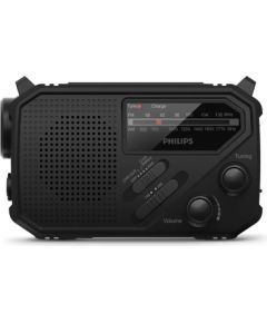 PHILIPS TAR1609/00 portatīvais kabatas izmēra radio, melns