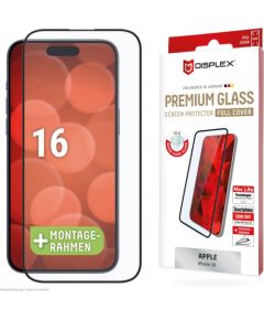 Apple iPhone 16 Real Screen Glass Full Cover By Displex Transparent