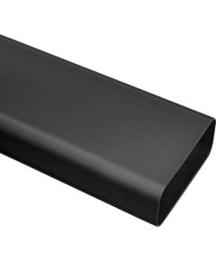 Elica BLACK RECT. FLAT PIPE 222x89x500