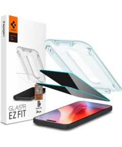 Spigen Glas.tR EZ Fit Privacy Tempered Glass for iPhone 16 Pro - 2 pcs.