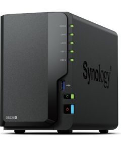 Synology DS225+ 2 Bay NAS Desktop Intel® Celeron® J4125 2 GB DDR4 Synology DSM Black