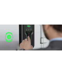 Qoltec 52465 Mobile charger for EV 2-in-1 Type2 with regulation | 3.5kW | 230V | LCD | Portable | Wallbox | 5m