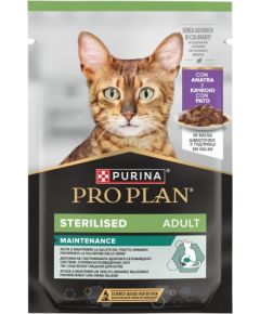 PURINA Pro Plan Sterilised Maintenance Duck in gravy - wet cat food - 85g