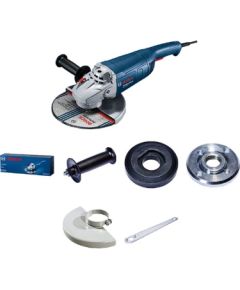 Leņķa slīpmašīna Bosch GWS 2200 Professional; 2200 W Slīpmašīnas