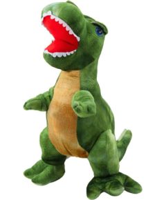 Leantoys Pluszowa Maskotka Przytulanka Dinozaur Z Teksturą Skóry Zielony 45cm EDUKAMP