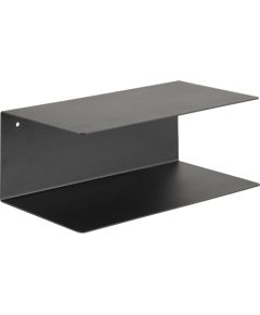 Sienas plaukts JOLIET 35x20xH14cm, melns