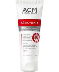 ACM AHA Acid Sébionex K Keratoregulating Cream - Keratoregulating cream for problematic skin and content 40ml