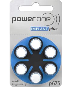 BATERIA DO AP. SŁUCH. IMPLANT PLUS POWER ONE VARTA 675 6szt./bl