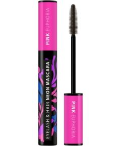 Dermacol Eyelash & Hair Neon Mascara Pink Euphoria - Řasenka 9 ml 0ml