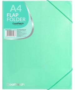 Coolpack flap folder PP, A4, pastel green