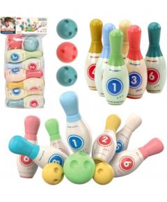 Mochtoys Ķegļu komplekts boulings 49x19 cm 6 kegli un 2 bumbas HW22072051