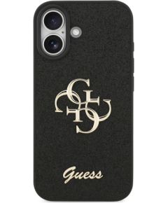 Guess PU Fixed Glitter 4G Metal Logo Case Чехол для Apple iPhone 17
