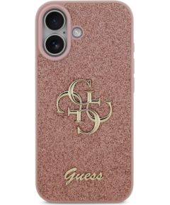Guess PU Fixed Glitter 4G Metal Logo Case Чехол для Apple iPhone 17