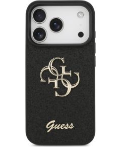 Guess PU Fixed Glitter 4G Metal Logo Case Чехол для Apple iPhone 17 Pro