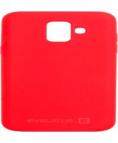 Evelatus Samsung  A6 2018 Nano Silicone Case Soft Touch TPU Red