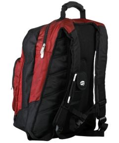 Addison 311015 notebook case 39.6 cm (15.6") Backpack Black, Burgundy
