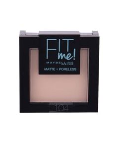 Maybelline Fit Me! Matte + Poreless Compact Matte Powder - Compact matting powder 9 g 104 Soft Ivory