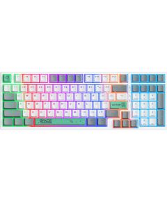 ONIKUMA G38 98 Keys USB Wired Mechanical Keyboard White
