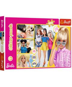 TREFL BARBIE Mirdzoša Puzle, 100 gab.