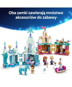 LEGO Disney 43278 Miniaturowy zamek w Arendelle i lodowy pałac Elzy