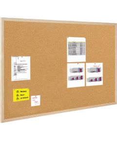 Bi-Office Tablica korkowa 100x80cm rama drewniana (GMC160012010)