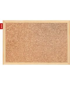 MemoBe TABLICA KORKOWA MEMOBE 40X60CM RAMA DREWNIANA