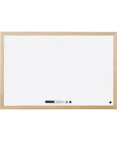 Bi-Office Tablica suchościeralna BI-OFFICE magnetyczna lakierowana w ramie drewnianej 600x400