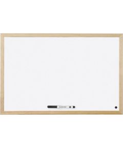 Bi-Office Tablica suchościeralna BI-OFFICE magnetyczna lakierowana w ramie drewnianej 900x600