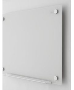 Nobo Tablica szklana Diamond 45x45, Biała (1903957)