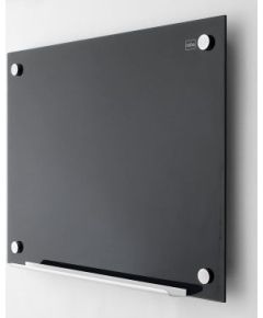 Nobo Tablica szklana Diamond 45x45, Czarna (1903951)