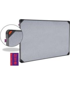 Tablica filcowa MemoBe Idea Edge 90x60cm rama aluminiowa czarna -
