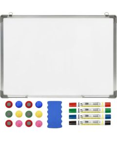 ExtraLink TABLICA MAGNETYCZNA BIAŁA SUCHOŚCIERALNA 120X90CM + AKCESORIA