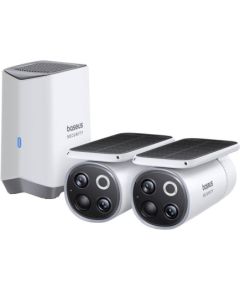 Baseus S1 Pro 3K Dual outdoor camera (white)