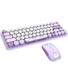 MOFII Wireless Keyboard+Mouse iBean Pro New 2.4G (Purple)