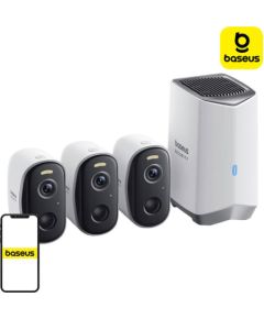 N1 Baseus 2K outdoor camera set of 3 (white)