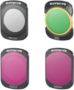 Filtry MCUV, CPL, ND32, ND64 Sunnylife do DJI Osmo Pocket 3