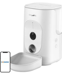 Dogness F15 WiFi 4L smart food dispenser with camera with plastic container (white)