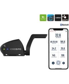 Speed and Cadence Sensor Coospo BK805 compatibile with Wahooo, Garmin, Bryton etc.