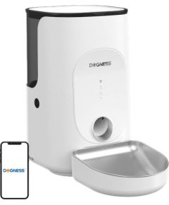 Dogness F16 WiFi 5G 4L smart food dispenser with stainless steel container (white)