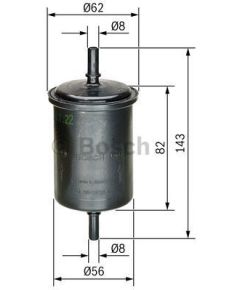 Bosch Degvielas filtrs 0 450 902 161