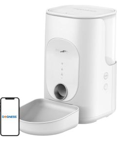 Dogness F16 WiFi 5G 4L smart food dispenser with plastic container (white)